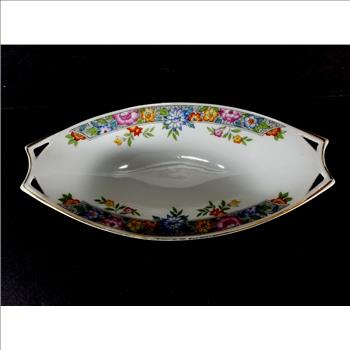 VTG Bavaria Germany Hand Painted Porcelain Dish
