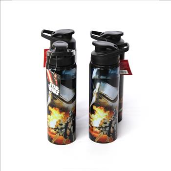 4 - STAR WARS - 25 oz Insulated Water Bottles - Retail $39.95
