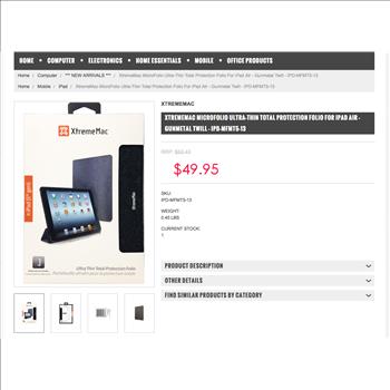 XTREME MAC - iPad (5th Gen) Ultra Thin Case - Retail $49.95
