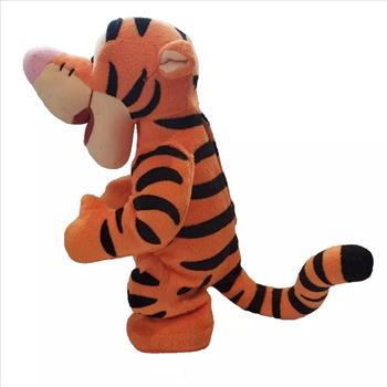 Vintage 1998 Disney Battery Operated Talking and Bouncing Tiger 12