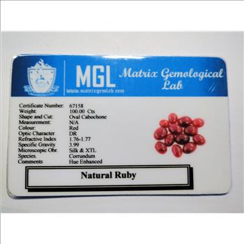 Over 4 Carat Natural Deep Ruby R-23