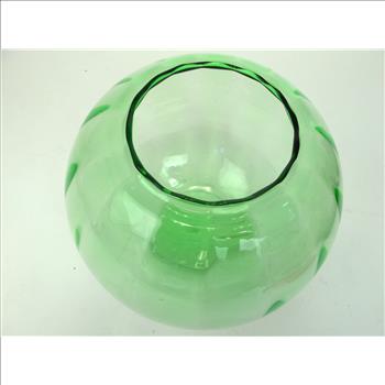 Vintage Green Depression Glass Bowl