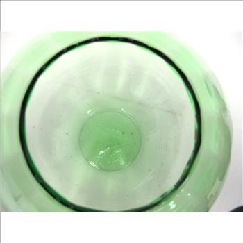 Vintage Green Depression Glass Bowl