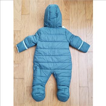 NWT Cat & Jack Teal Blue Baby Snowsuit Sz 9M