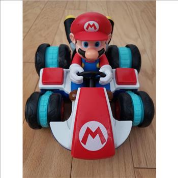 Super Mario Kart 8 World of Nintendo Anti-Gravity RC Racer No Remote No Charger, Pre-owned