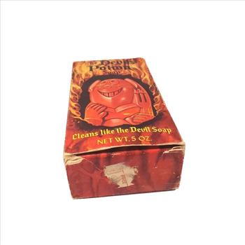 Vintage The Devils Potion Soap - Cleans Like The Devil Soap 5oz