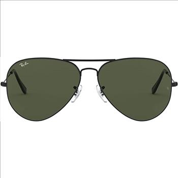 Rayban Aviator Sunglasses - 3026 - Black Frame / Black Lens