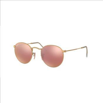 Ray Ban Sunglasses New Model 3447 - Retail $204.00 - Gold Frame Pink Mirror Lens