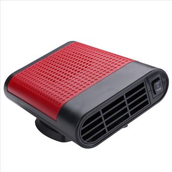 12V Portable Auto Heater Fan Red MJ509D
