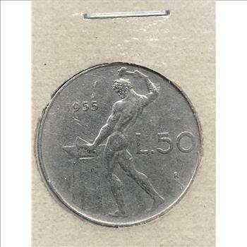 1955 Italian Lira L.50