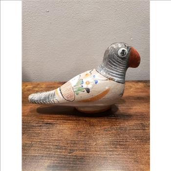 VTG Hand Painted Tonala Ceramic Bird
