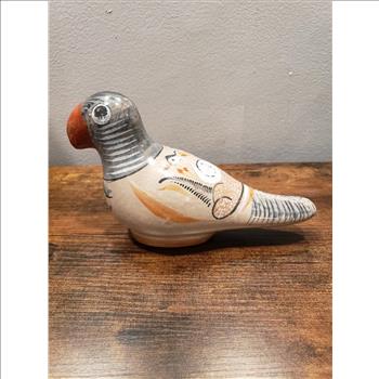 VTG Hand Painted Tonala Ceramic Bird
