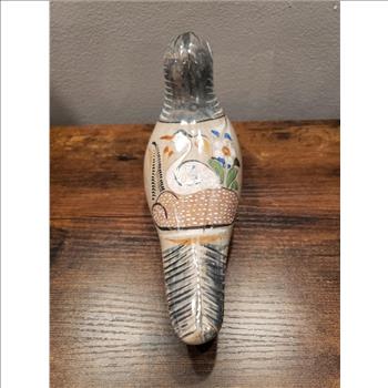 VTG Hand Painted Tonala Ceramic Bird