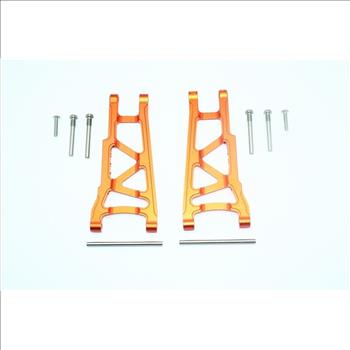 GPM Orange Aluminum Lower Suspension Arms Traxxas 4x4 Slash Stampede Rustler