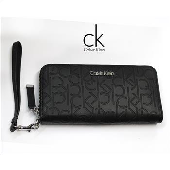 Calvin Klein - Monogram Wristlet - Wallet - Retail $129.00