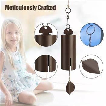 Metal Leaf Wind Chime Deep Tone