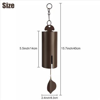 Metal Leaf Wind Chime Deep Tone