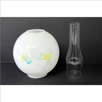 Victorian Gone with the Wind Electric Lamp 