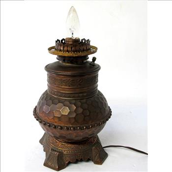 Victorian Gone with the Wind Electric Lamp 