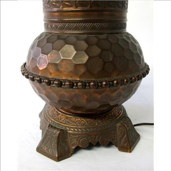 Victorian Gone with the Wind Electric Lamp 