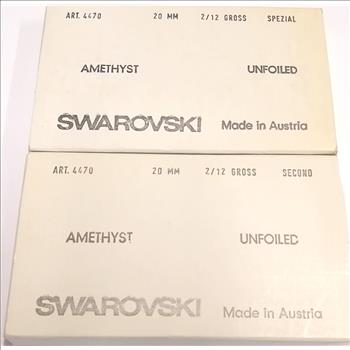 SWAROVSKI STONES - ART4470 20MM UNFOILED STONES - 48 PIECES