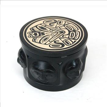Collectible West Coast Native Art / Box with Lid