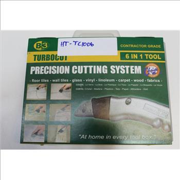 Contractor Grade TURBOCUT 6 in 1 Multi Cutting Tool - MSRP $79.00