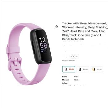 Fitbit Inspire 2 Fitness Tracker Watch