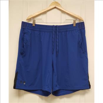UNDER ARMOUR Blue Heat Gear Men's Athletic Workout Shorts Sz XXL, Indonesia