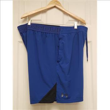 UNDER ARMOUR Blue Heat Gear Men's Athletic Workout Shorts Sz XXL, Indonesia