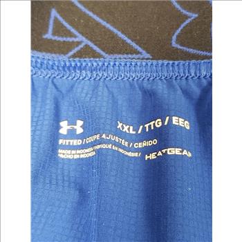 UNDER ARMOUR Blue Heat Gear Men's Athletic Workout Shorts Sz XXL, Indonesia