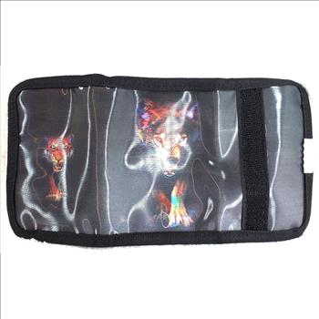 3D Tiger & Wolf Folded Wallet