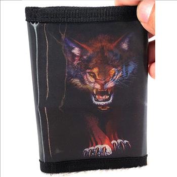 3D Tiger & Wolf Folded Wallet