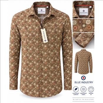 Men's Shirt Sz Medium By Blue Industry