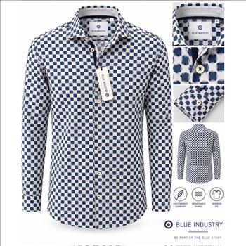 Men's Shirt Sz Large By Blue Industry
