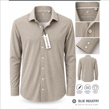 Men's Shirt Sz Large By Blue Industry