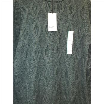 NWT Goodfellow & Co. Men's Green Cable Knit Sweater Sz Medium