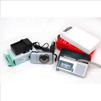 Canon Powershot SD980 IS Digital Camera and Realistic Micro-Recorder