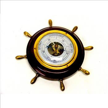 Ships Wheel Barometer