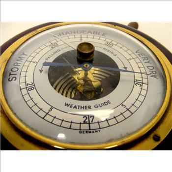Ships Wheel Barometer