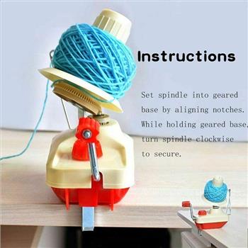 Portable Wool Winder String Ball Holder Swift Yarn Fiber Cable Machine Craft Kit