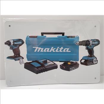 Makita Tools Metal Sign 8