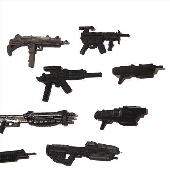 19PC Various Action Figures Weapons Lot