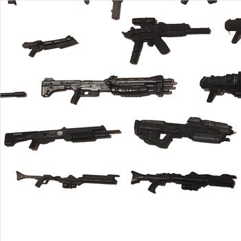 19PC Various Action Figures Weapons Lot