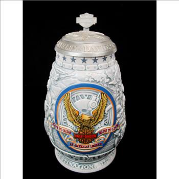 Handcrafted Harley Davidson Beer Stein