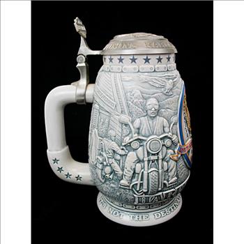 Handcrafted Harley Davidson Beer Stein