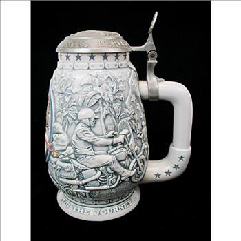 Handcrafted Harley Davidson Beer Stein