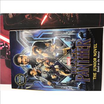 Star Wars Darth Vader Magazine,Star Wars : The Force Awakens Book ,MARVEL's Black Panther Book Plus 11star war Favor Boxes