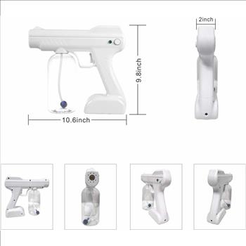 Portable Electric Sprayer Handheld Blue Light Nano Sterilization Atomizer 800ml