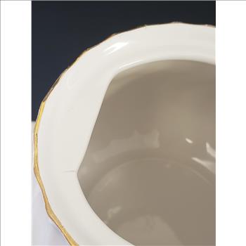 Vintage Sadler Windsor Made in China Floral Gold Trim Pattern Swirl Design Fine Porcelain Lidded Teapot